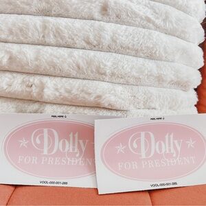 Two Brand New Dolly Parton For President Stickers